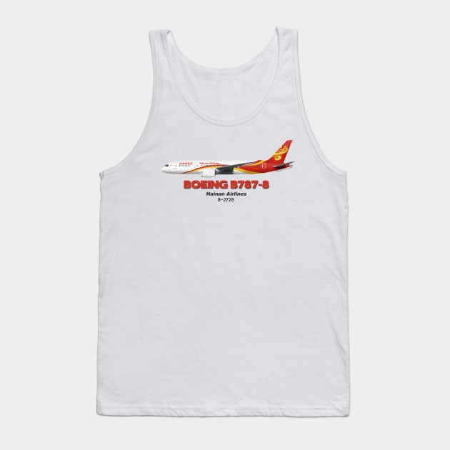 Boeing B787-8 - Hainan Airlines Tank Top by TheArtofFlying